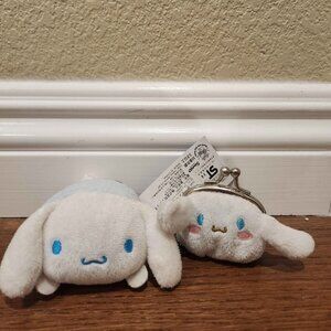 Cinnamoroll mini plush and mini coin bag